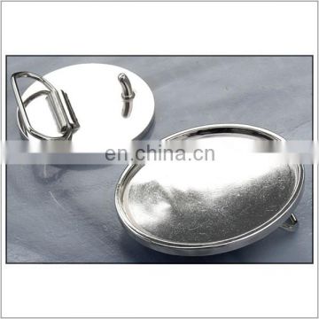 oval metal belt buckle blanks