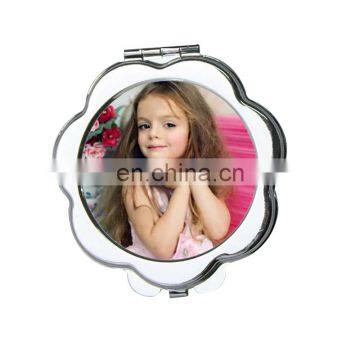 Hot Sale Sublimation Blank Compact Mirror,Customized Cosmetic Mirror