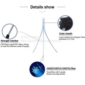 Indoor Outdoor Ftth Fiber Optic Cable photo-2