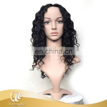 Top Qulaity Fashion Brazilian Hair Deep Wave u-Part Wig