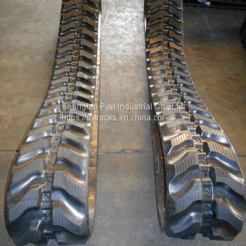 250mm Width Excavator Rubber Tracks For Mini Excavator Takeuchi TB23
