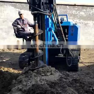 Hengwang CE Crawler Borehole Ground Drill Machine,Solar Pile driving machine,Solar Foundation Pile Driver