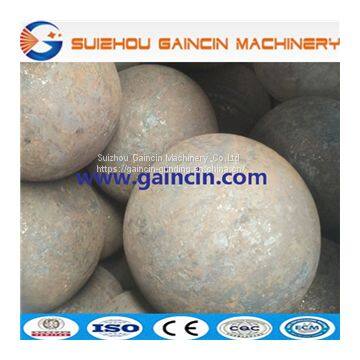 hammer forged grinding media, large ball mill used grinding media steel balls for ore grinding, forged ball