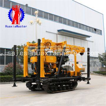 Crawler drilling deep water well drilling machine xyd-200 hydraulic sliding frame type drilling tower is easy to lift