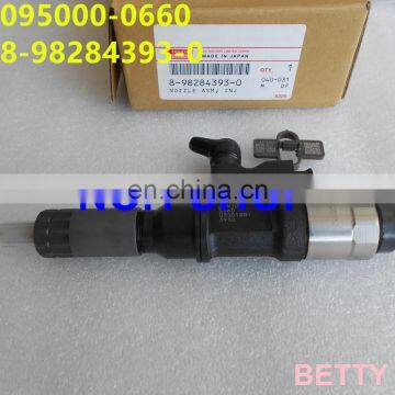 100% Genuine and  Original nozzle ASM 095000-0660 for injector 8982843930 8-98284393-0 4HK 6HK