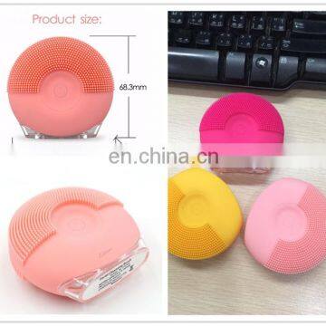 Mini Portable Waterproof Silicone Facial Cleansing Face Washing Brush Supplier photo-3