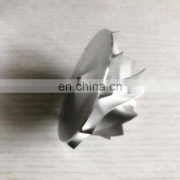 GT28 47.10/63.40mm 11+0 Blades 55812/3712-0001bore:5.99mm Turbo Billet/milling Compressor Wheel for 816365-0001/446179-0093