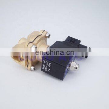 GOGO AC220V 24V DC 12V DC 2 Way Brass Solenoid Valve Vacuum -1bar-1bar 3/4 Inch Normally Close Vacuum Pump Solenoid Valve photo-5