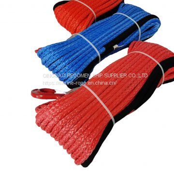 RECOMEN factory good quality UHMWPE 4*4  off-road synthetic winch rope SUV ATV UTV  electric winch