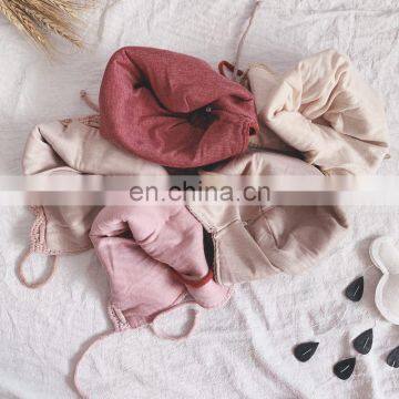 Baby Hat Korean Autumn and Winter Models Children's Warm Knitted Woolen Hat Girls Baby Cute Flower Pullover Hat Trend photo-4