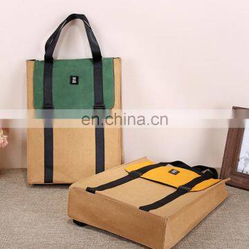Hot Selling Kraft Paper Travel Bag Outdoor Laptop Bag New Design Backpack photo-2