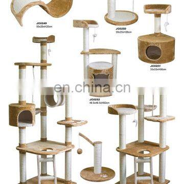 High Quality Manufacturer Factory Sisal Eco Friendly Wholesale Round Cat Scratcher Scratching Scratch Lounge Bed Tower Cat Tree photo-6