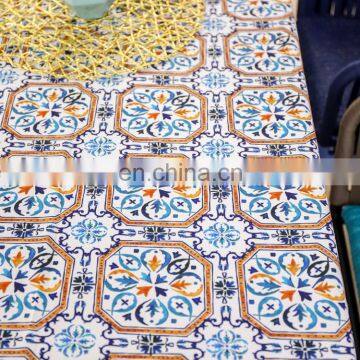 Bohemia Grid Oblong Printed Tablecloth Dining Table Cloth for Essential Home photo-4