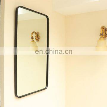 Black Mirror For Wall Rectangle Mirror with Metal Frame