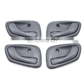 4Pcs For Chevy Suzuki Inside Interior Door Handle Front & Rear Gray photo-6