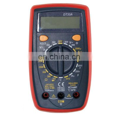 Frankever Small Multimeter with backlight DT33A Handheld Digital Multimeter