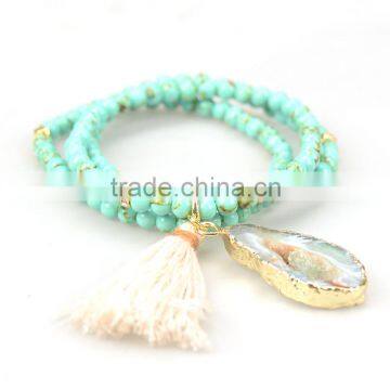 Designer Jewelry Beads Bracelet 2016 Ladies Bracelet Fancy Designs New Designs Druzy Stones Wholesale photo-4