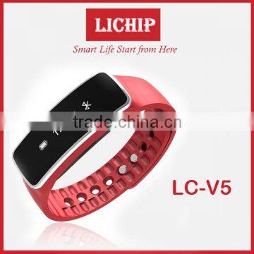 Sleeping monitor date&time bluetooth pedometer waterproof LC- V5 Smart Bracelet