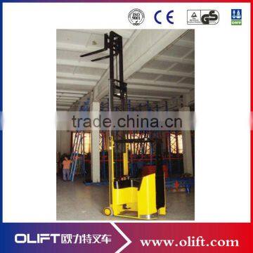 1.0ton narrow aisle small turning radius electric forklift