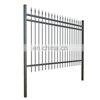 Manufacturer Fancy Garden Spearhead Top Steel Fence