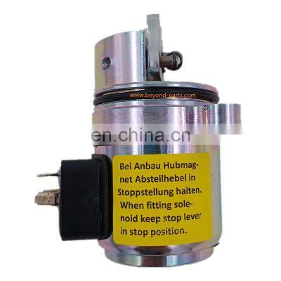 12V Excavator Fuel Stop Solenoid Valve 04170534R