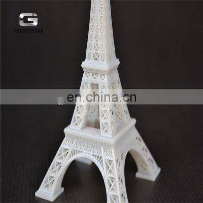 Good service 3d laser printing rapid prototype eiffel tower model