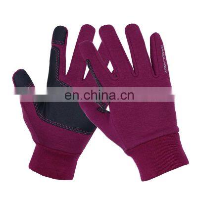 HANDLANDY Winter Warm Fleece Touch Screen Winter Running Thermal Gloves Outdoor Sports Gloves Bike Winter Gloves