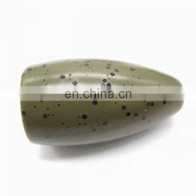 5 Colors 97%TUNGSTEN Bullet Shape Fishing Sinkers Flipping Fishing Weight for Freshwater Saltwater Fishing photo-3