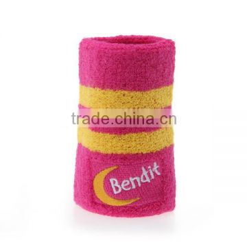 Promotional LOGO embroidery terry wristband