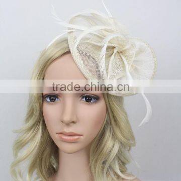 Elegant Flower Hairclip Sinamay Fascinator Derby For Chuch/Races photo-4