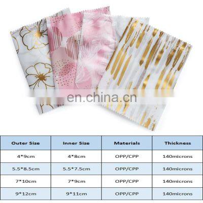 Nougat Heat Seal Packaging Wrappers CPP Laminated Poly 3 Sides Seal Sachet for Favor Treat Candies Cholocates photo-3