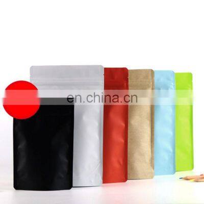 Custom Printed Laminated Foil Stand Up Pouch Resealable Moringa Powder Food Packaging Zip Lock Bag