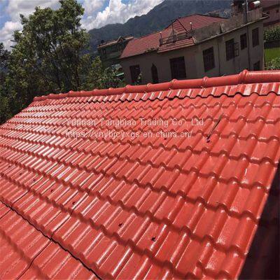 1050 Type Synthetic Resin Tile is Customized by Manufacturers With Various Colors and is Exported to Africa photo-4