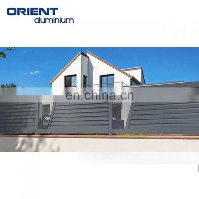 Aluminium Privacy Fence Cloture en Aluminium Slat Fence China Factory photo-5
