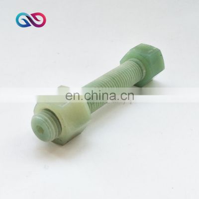 M6 M10 M12 M16 M20 M24 M30 GRE bolt nut, Epoxy resin bolts and nuts, Fiberglass screw and bolt screw thread fastener