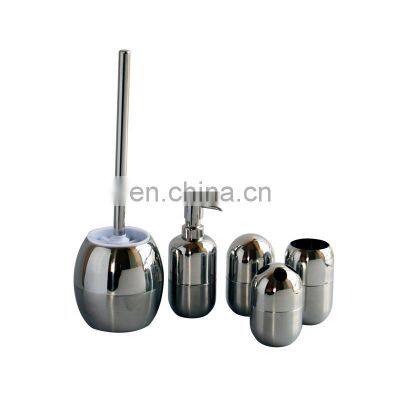 5 Pieces  Bathroom Accessories Sets Mirror Finishing Stainless Steel Bathroom Set Accessory