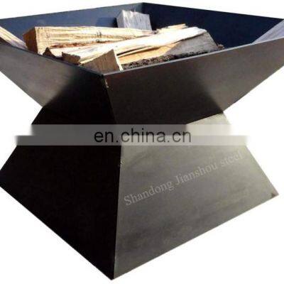 ODM OEM Design Customized Size Outdoor Metal Firepit Square Table Backyard photo-4