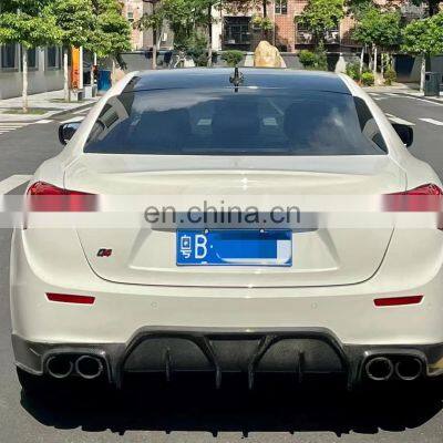 Runde Carbon Fiber Material For Maserati Ghibli Aspec Style Body Kit Front Lip Rear Lip Side Skirt Spoiler Hood Cover photo-4