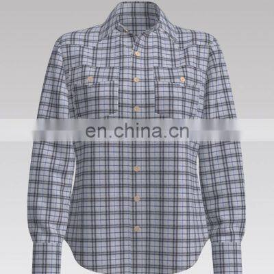 High Quality Yarn Dyed Flannel Design For Offical Wear photo-4