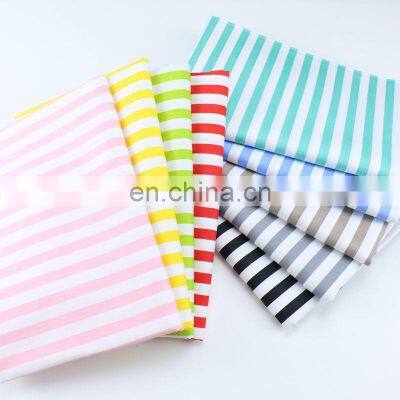 Geometric Striped Cotton Twill Print Fabric Wholesale Baby Bag Fabric Pure Cotton Edge Roll Edge Fabric photo-2