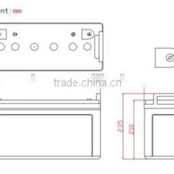 Competitive Price 12v 200ah Dry Cell Rechargeable Solar Battery photo-3