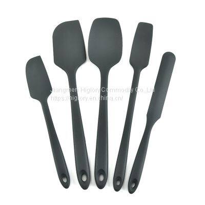 Wholesale Kitchen Accessories 5Pcs Heat Resistant Food Silicone Kitchen Utensils Cooking Spatula Set photo-4
