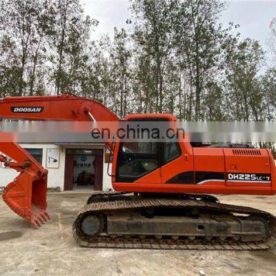 nice operating performance doosan dh225-7 excavator dh55 dh60 dh150 dh180 dh220 dh225