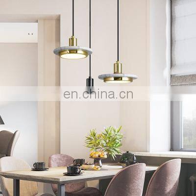 Nordic Kitchen Dining Room Bedroom Pendant LED Light Nordic Marble Chandelier LED Light photo-4
