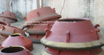 Cone Crusher Spare Parts Mantle Bowl Liner for various brands