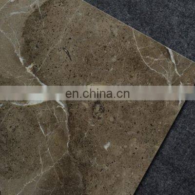 Chinese Home Design Bathrooms Polished Floor Porcelain Brown Marble Tile photo-5