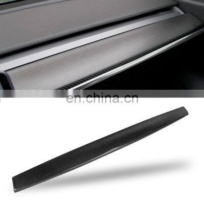 2021 2022 Model 3 Y Autoclave Dry Carbon Fiber Dash Panel Cover Dashboard Wrap For Tesla Model 3 Y