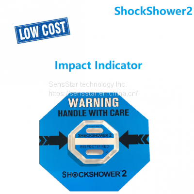 Transport Impact Indicator, Anti-Collision Label ShockShower2 for 3 g, 5 g, 10 g, 15 g, 20 g and 25