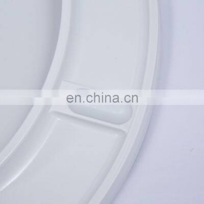 Polyresin Glitter Zinc Alloy Hinge Round Toilet Seat Polyresin Toilet Seat Toilet Glittery photo-3