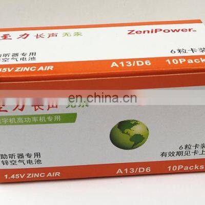 Best Quality Hearing Aids A13 13A E13 ZA13 13 P13 PR48 Zinc Parts Sound Amplifier Battery